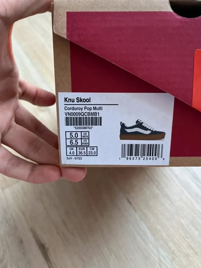 Vans Knu Skool Corduroy Taille 36,5 - photo numéro 5