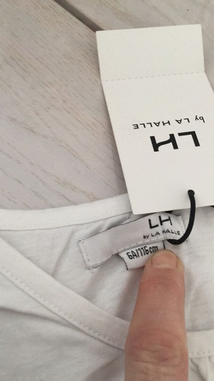 Ensemble tee shirt et legging chat 6 ans La Halle neuf - photo numéro 4