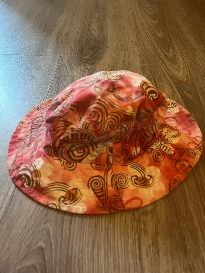 chapeau bob longboard enfant fille rose a motif - photo numéro 2