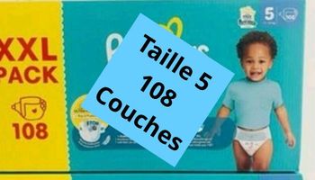 Couches pampers taille 5