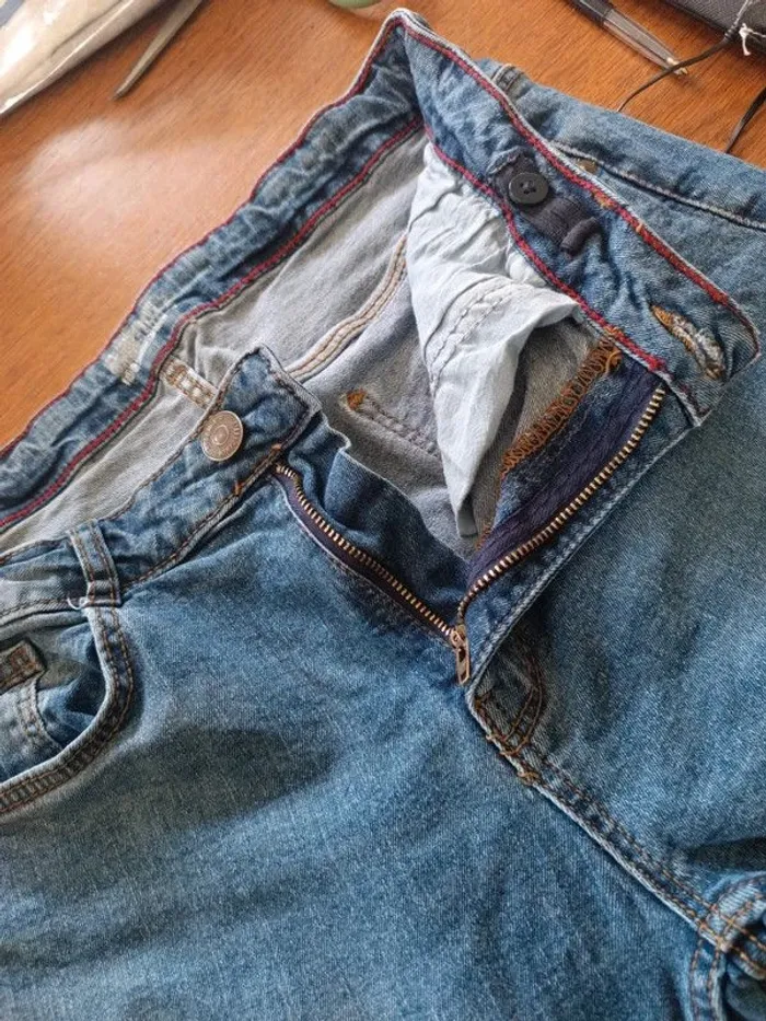 Jean slim bleu Kiabi S - photo numéro 6