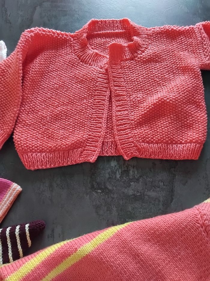 Lot gilet laine fille - photo numéro 8