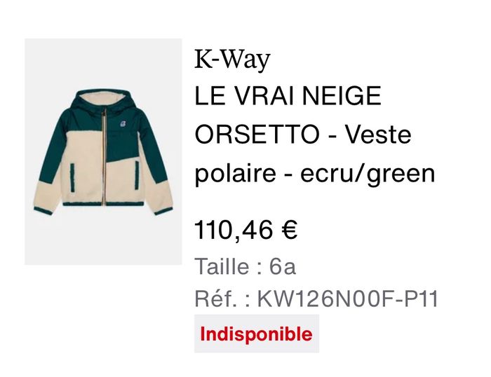 Veste K-way - photo numéro 4