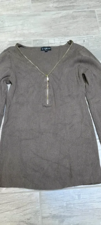 Pull zippé