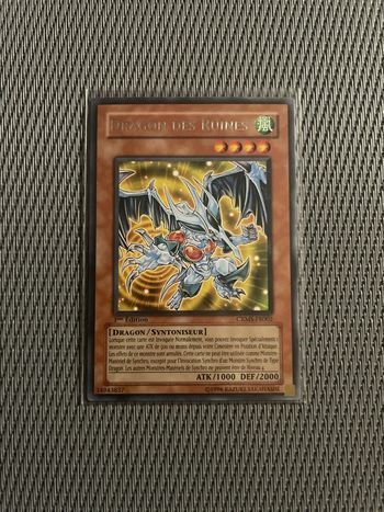 Carte Yu-Gi-Oh! Dragon des Ruines CRMS-FR002 Rare 1ère Edition