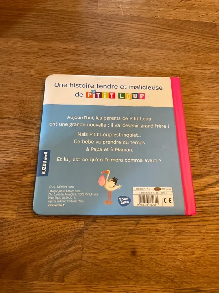 Livre P’tit Loup devient grand frère - photo numéro 3