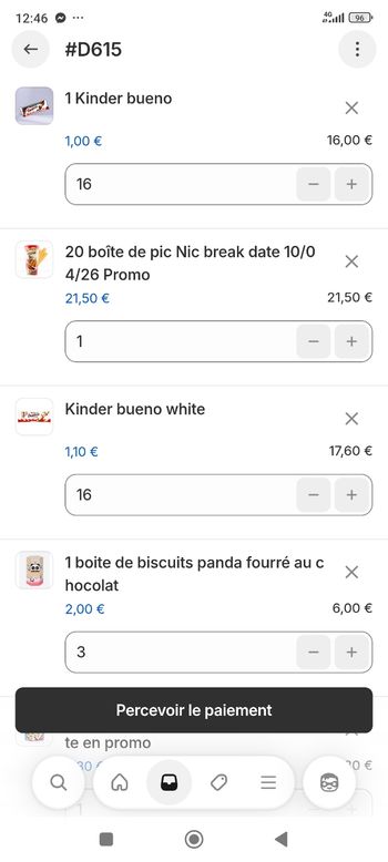 Commande réserve a Laura 