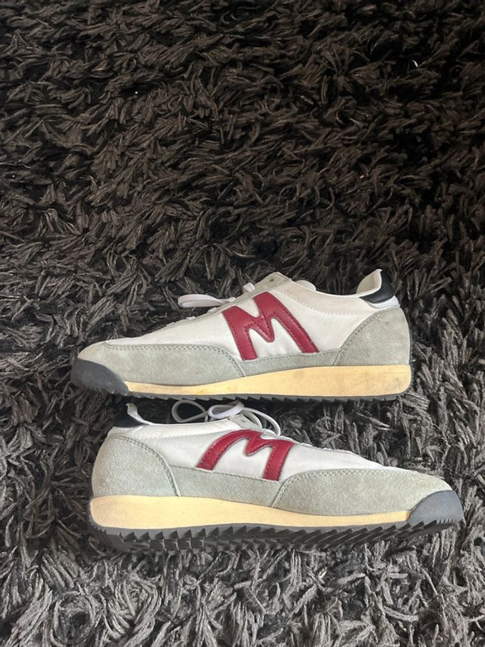 Baskets Karhu / 37 / Blanche et bordeaux / Bon état - photo numéro 4