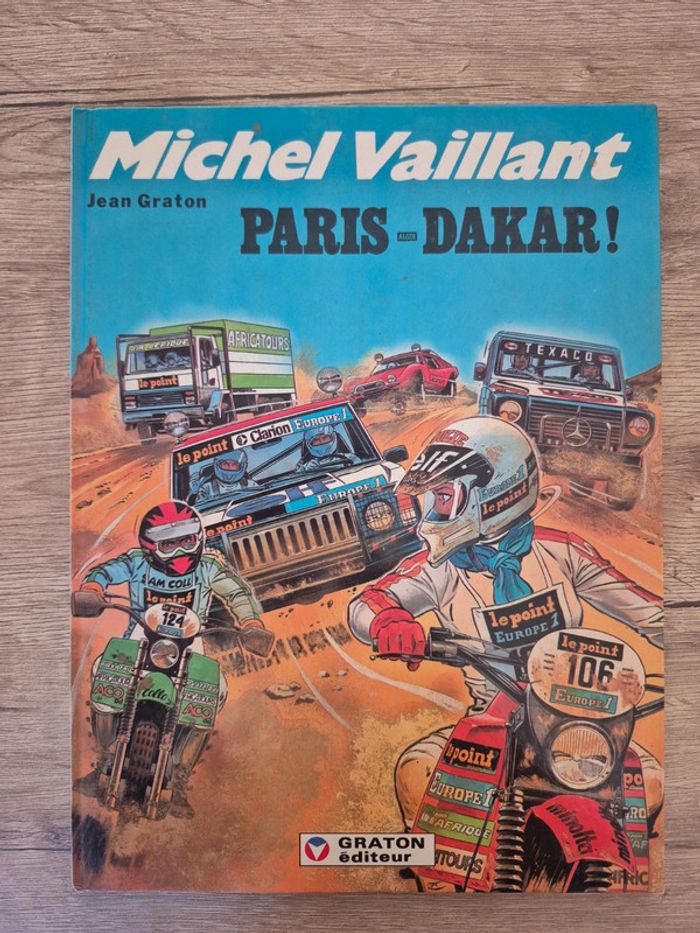 Bande dessinée Michel Vaillant Paris-Dakar