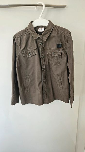 Chemise vert kaki, taille 4 ans, Tape-à-l'oeil