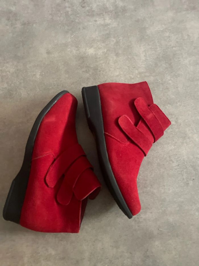 Bottines "Camille" Rouge - photo numéro 9