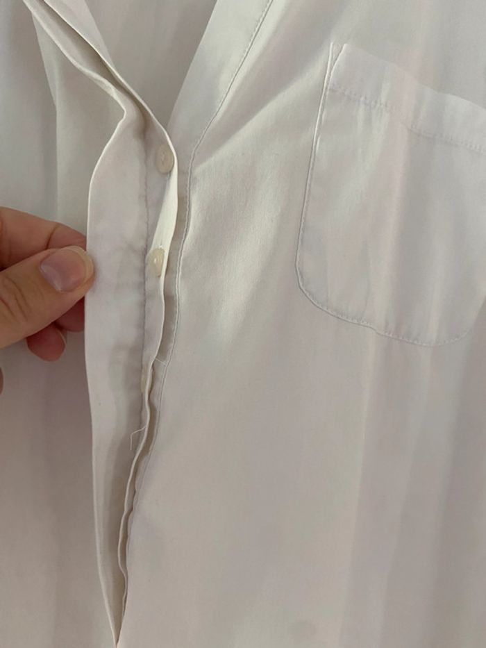 Chemise blanche sans col Caroll taille 42 - photo numéro 6