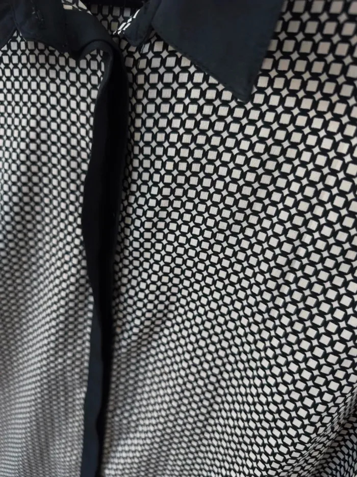 Chemise sans manche motifs géométriques style rétro - photo numéro 7
