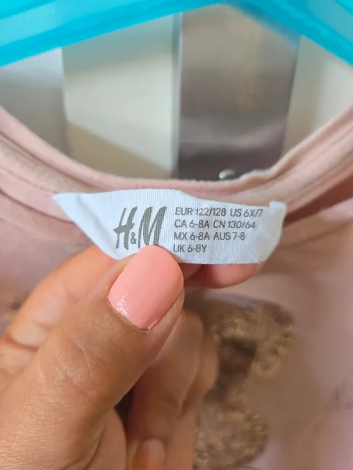 T-shirt fille taille 7-8ans H&M - photo numéro 2