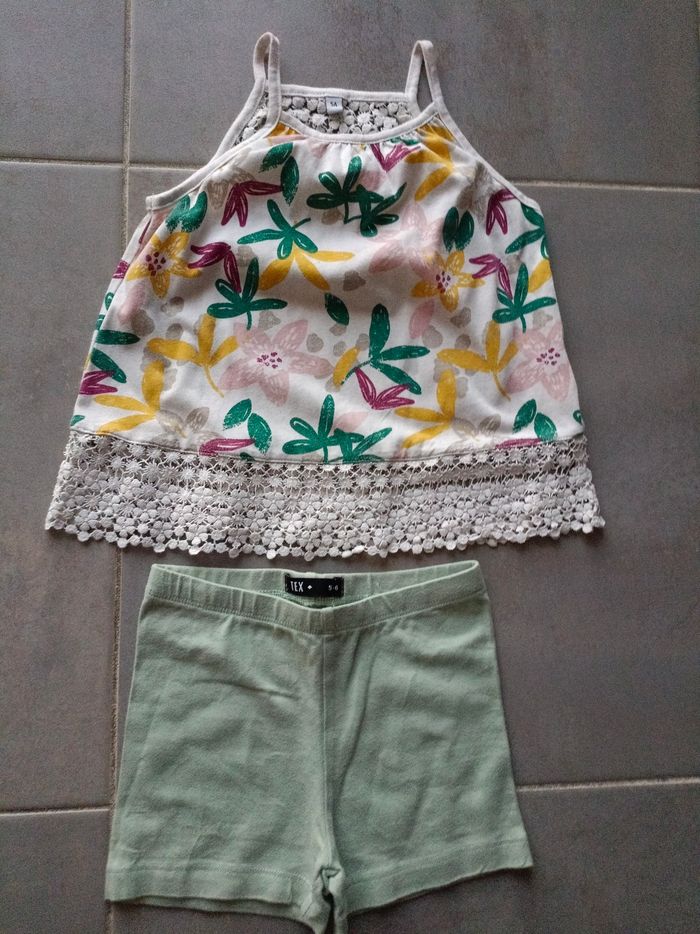 Gros lot de vêtements été fille en 5 ans - photo numéro 6