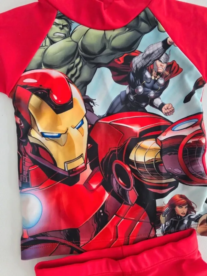 Maillot de bain 2 pieces iron man - photo numéro 3
