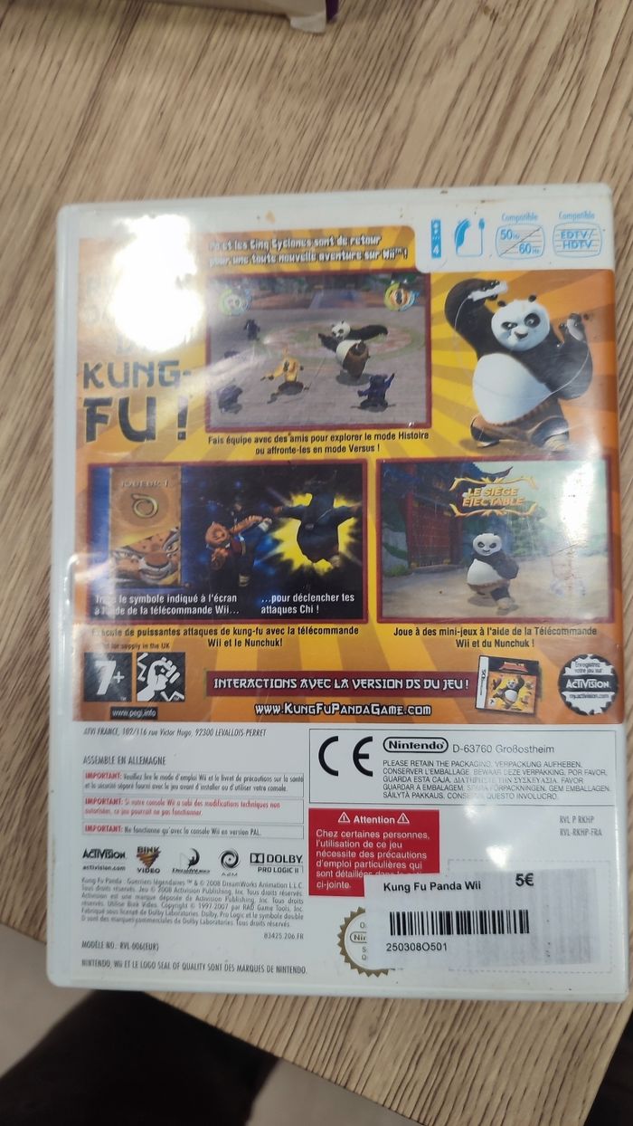 Kung fu panda guerriers légendaires wii - photo numéro 3