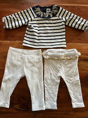 Ensemble petit bateau 1 Sweat et 2 legging