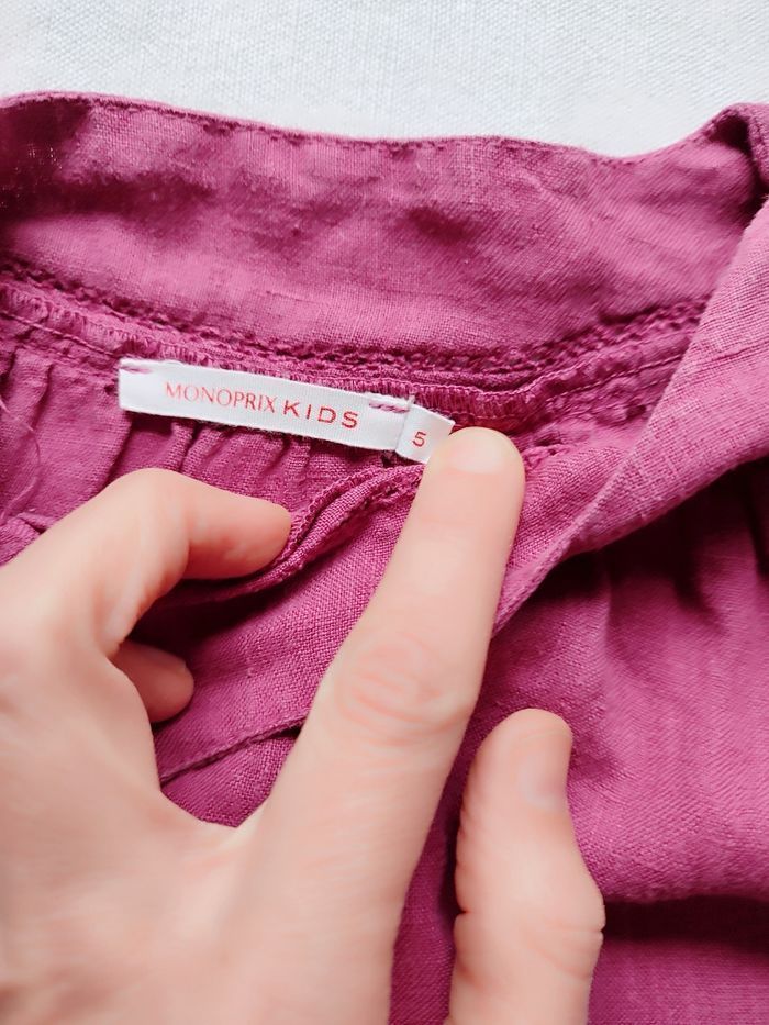 Robe 5 ans en lin été - photo numéro 4