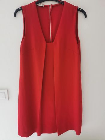 Robe droite rouge / Mango