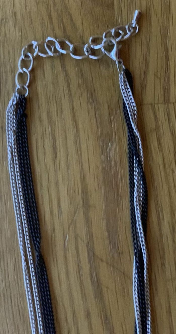 Collier long avec une fausse grosse perle - photo numéro 6