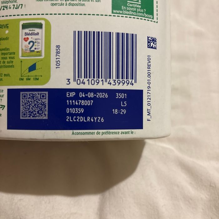 Lait bledilait - photo numéro 2