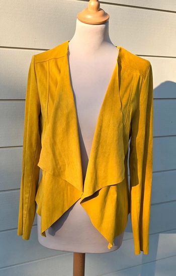 Veste effet daim peau de pêche Taille S