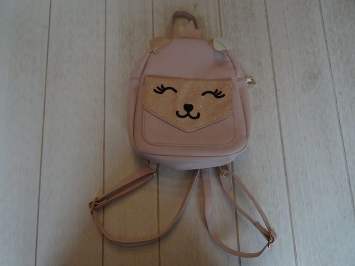 mini sac à dos rose pale