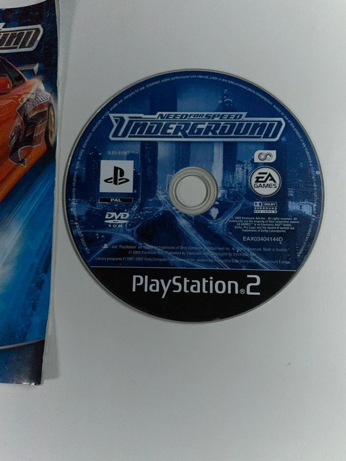 Need For Speed Underground - Jeu PS2 Complet Version Française Sony PAL - photo numéro 4