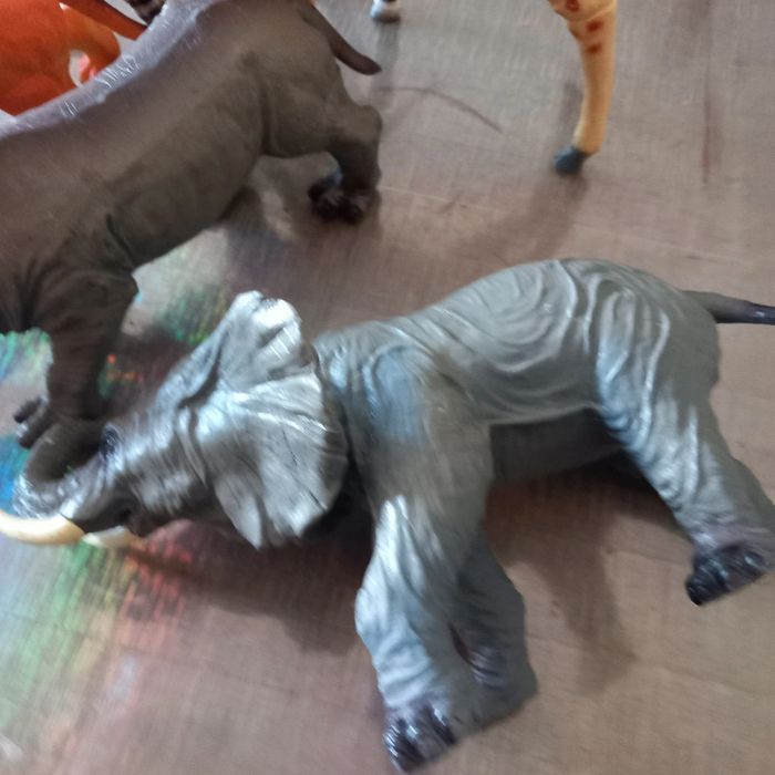 Lot de grandes figurines animaux de la savane - photo numéro 4