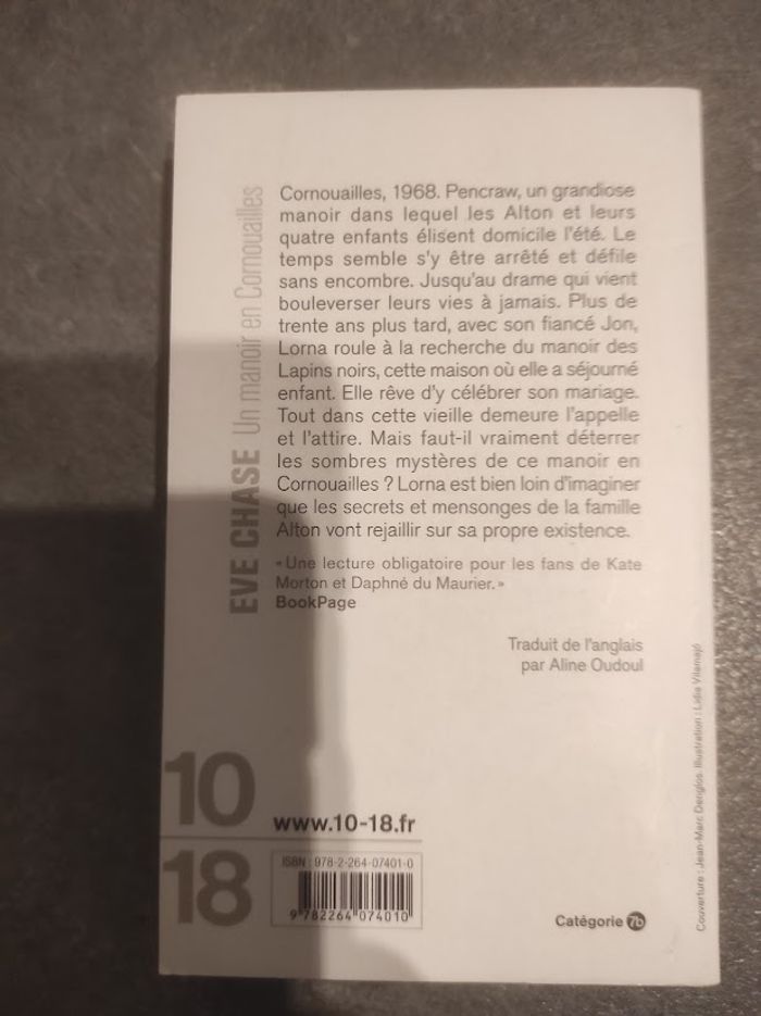 Un manoir en Cornouailles Eve Chase 10/18 2019 - photo numéro 3