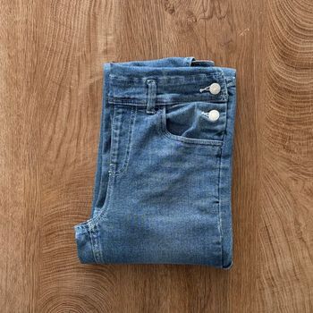 Très joli salopette en jean bleu Levi's, fille, taille : 12 ans