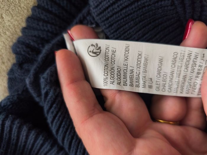 Gros gilet maille torsadée - photo numéro 6