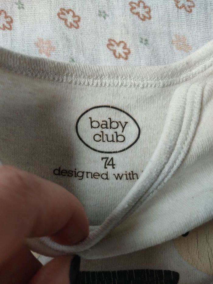 Lot de 2 bodies manches longues Baby Club - Taille 9 mois - Très bon état général - photo numéro 9