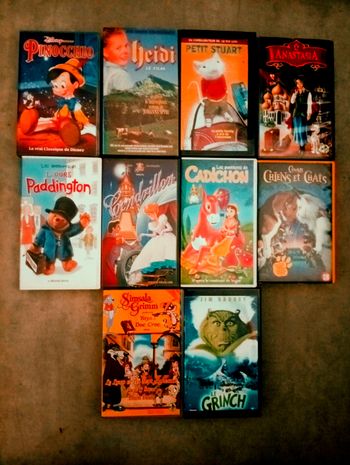 🎥les 10 VHS pr 12 eur seulement 🎬