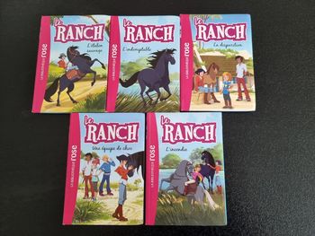 Lot de 5 livres "Le Ranch"