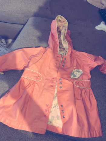 Veste imperméable rose