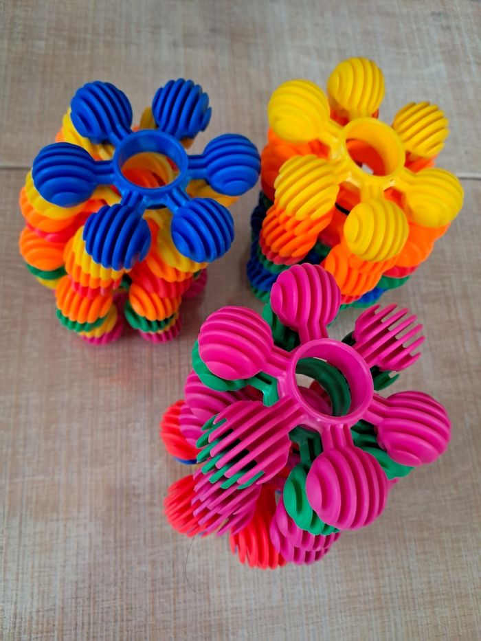 Jouet - BSM - Tube Rings 24 pièces - Multicolore - A partir de 24 mois