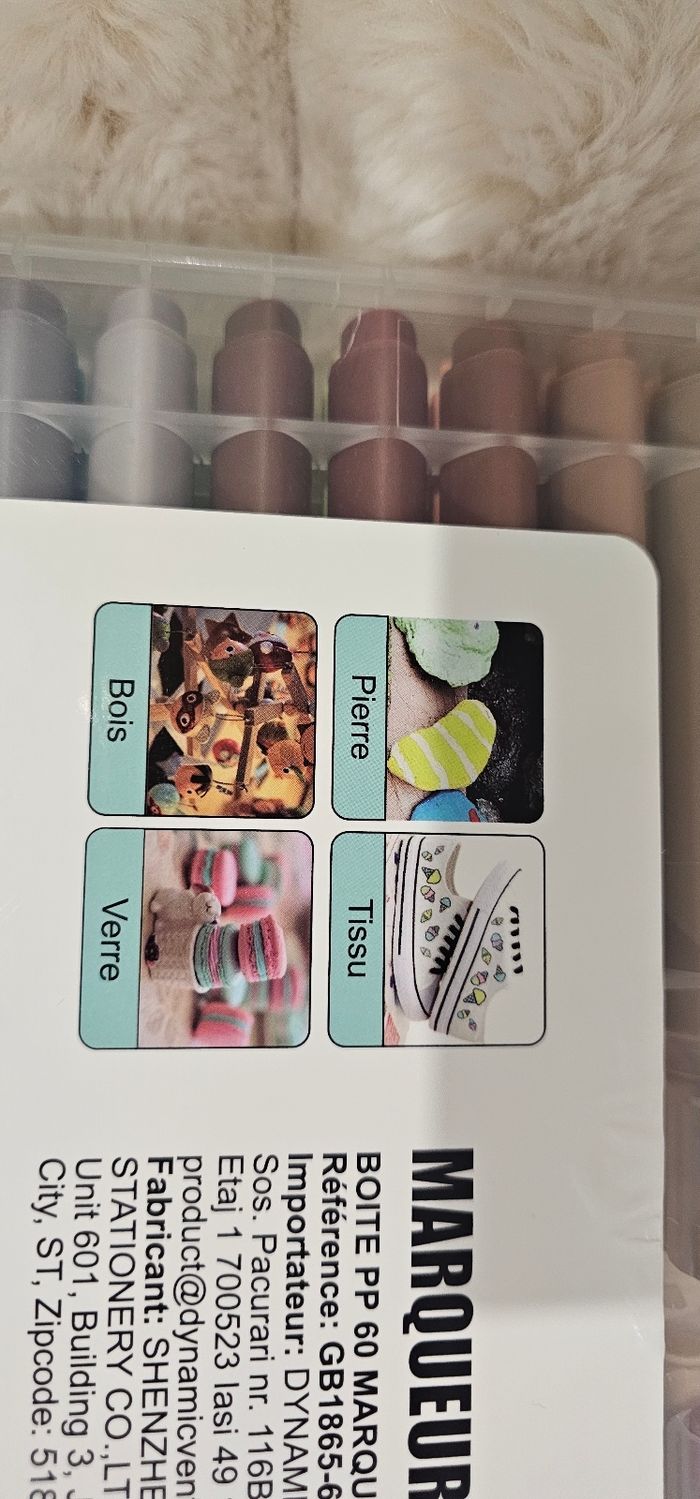 Coffret de 60 marqueurs acrylique neufs - photo numéro 9