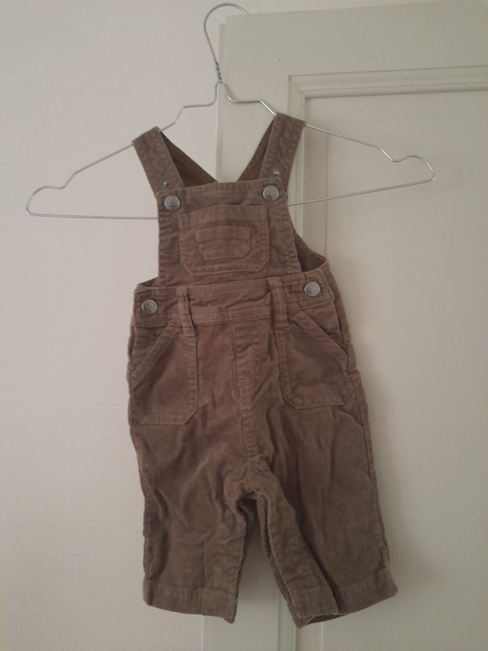 Salopette velours garcon hiver