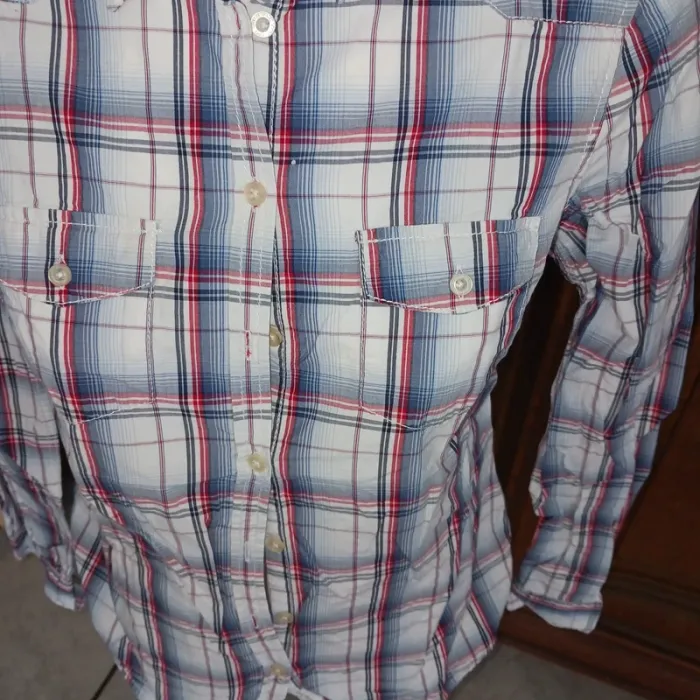 Chemise à carreaux taille 36/ s h&m - photo numéro 2
