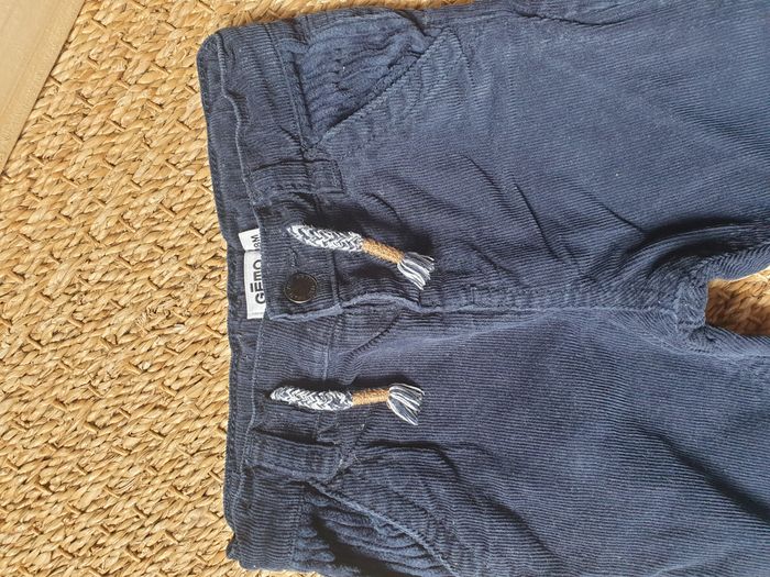 Lot 2 pantalons en velours côtelé fille - photo numéro 2