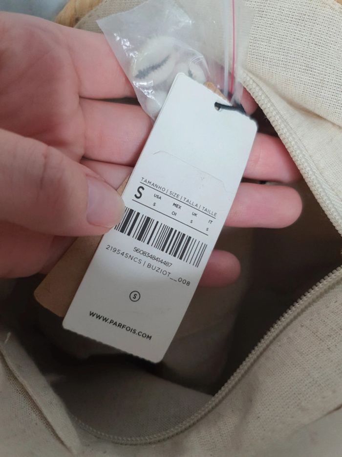 Sac à main en osier et coquillages - photo numéro 7