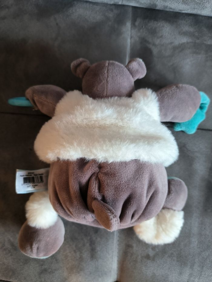 Peluche hochet hippopotame neuf - photo numéro 3