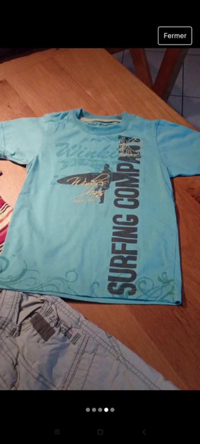 Lot de 1 bermuda et 2 t-shirts taille 3 ans en très bon état. - photo numéro 4