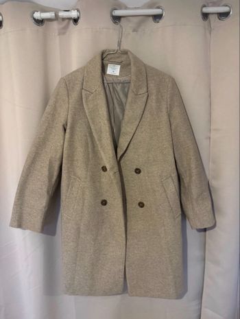 Manteau long beige