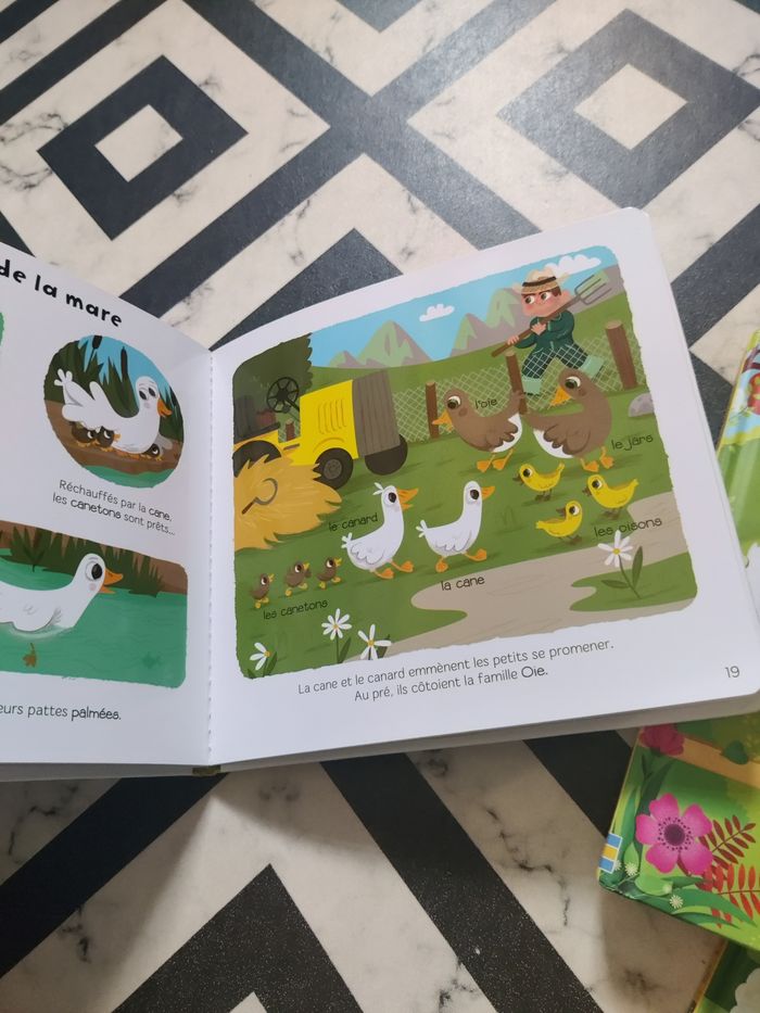 Lot de livres imagier et sonore La ferme Nathan - Larousse - photo numéro 6