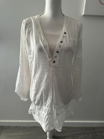 Tunique bohème blanche Jennyfer T38 M