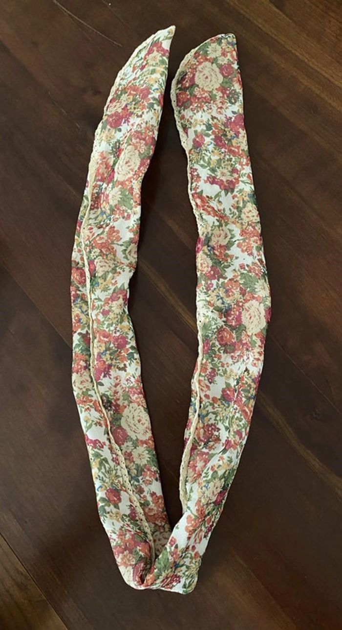 Bandeau ruban fleuri modulable - photo numéro 4