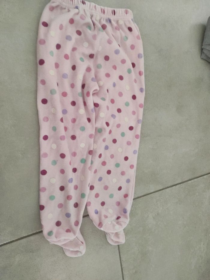 Lot de 3 leggings et 1 pyjama en velours 3 ans - photo numéro 5